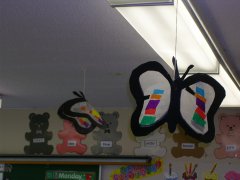 hanging artwork-butterfly